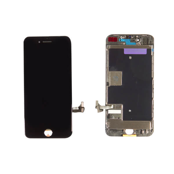 (Black) For iPhone SE 2022 / SE 2020 / 8 | (Ultimate Plus) LCD Replacement Part with Metal Plate