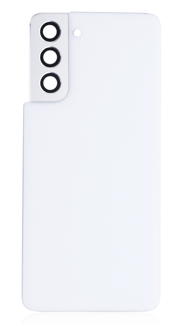 (WHITE) For Galaxy S21| Back Glass With Camera Lens (No Logo)