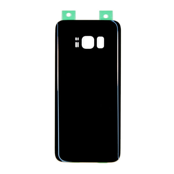 (Black) Galaxy S8 | Back Glass With Camera Lens (No Logo)