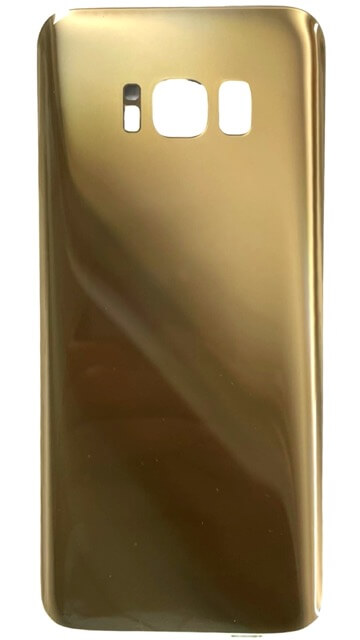 (Gold) Galaxy S8 | Back Glass With Camera Lens (No Logo)