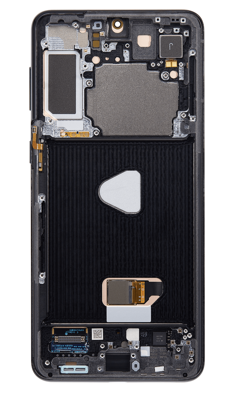 (Phantom Black) (Refurbished) For Galaxy S21 Plus | LCD Replacement Part with Frame
