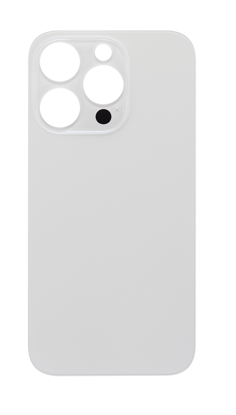 (WHITE) For iPhone 14 Pro | Back Glass (Big Hole) (No Logo)