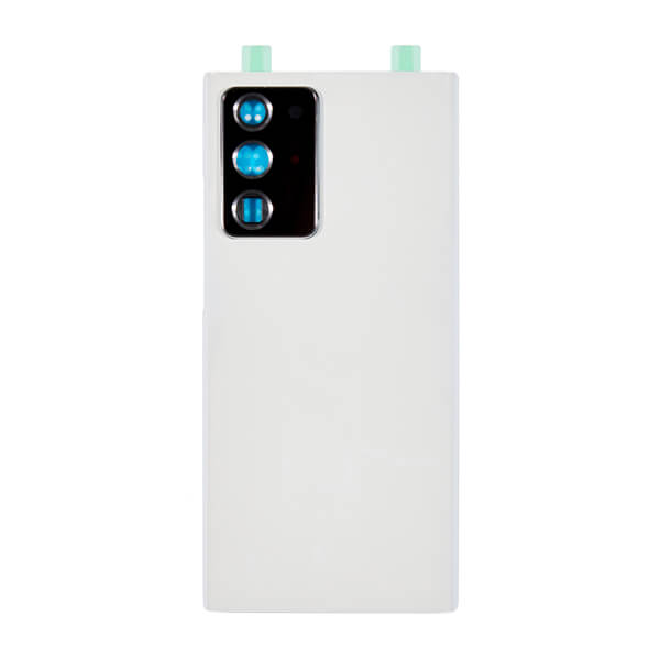 (Mystic White) For Galaxy Note 20 Ultra | Back Glass With Camera Lens (No Logo)