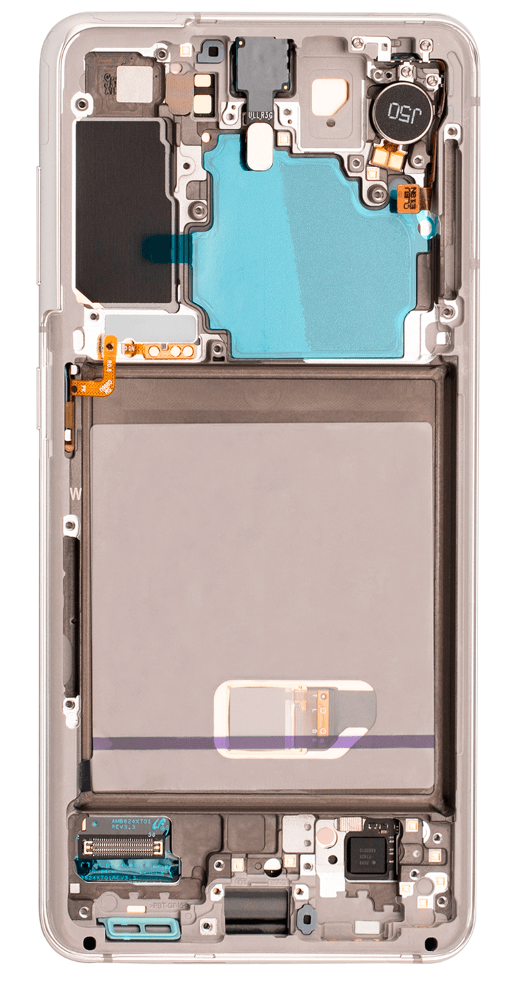 (Phantom Pink) (Refurbished) For Galaxy S21 5G | LCD Replacement Part with Frame