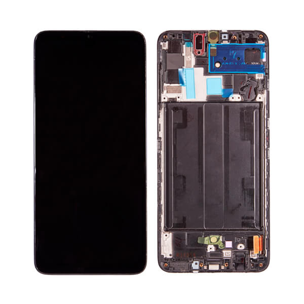 (Aftermarket Incell) For Galaxy A70 (A705U) | LCD Assembly with Frame (Without fingerprint scanner)