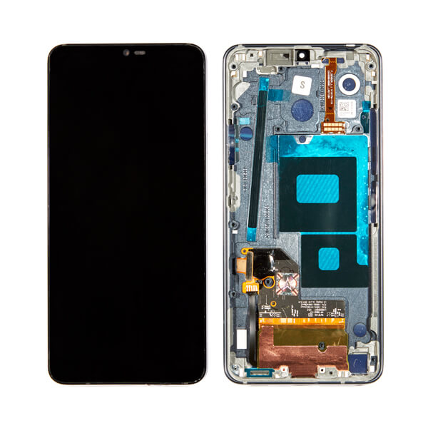 LG G7 Thin Q LCD Assembly with Frame (Black)