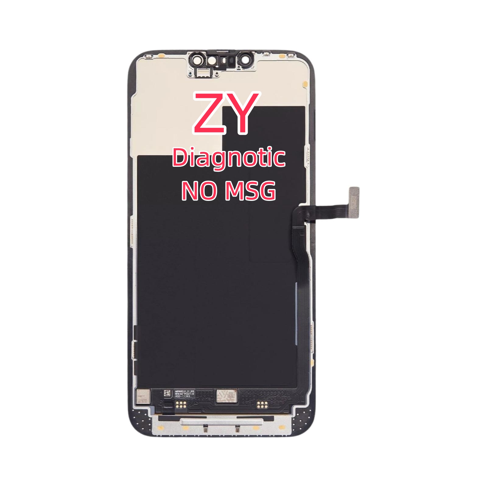 iPhone 13 Pro Replacement Screen (ZY COF Incell) Diagnosable (NO MSG) (Full Coverage/ Breakage covered)